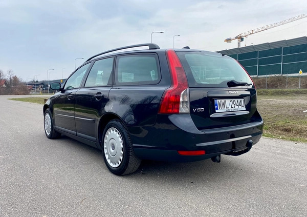 Volvo V50 cena 11900 przebieg: 275000, rok produkcji 2007 z Warszawa małe 529